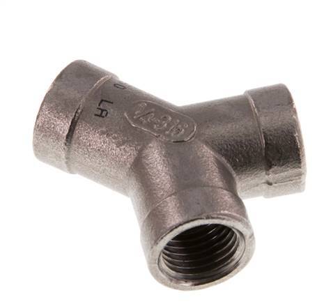 Rp 1/4'' Stainless steel Y-Piece 16 Bar