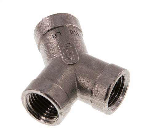Rp 1/4'' Stainless steel Y-Piece 16 Bar