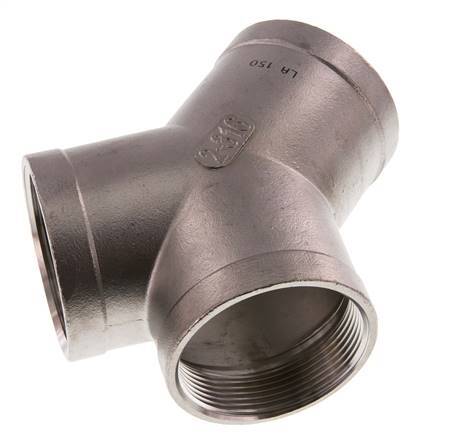 Rp 2'' Stainless steel Y-Piece 16 Bar