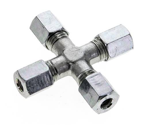 6L Zinc plated Steel Cross Cutting Ring 315 Bar DIN 2353