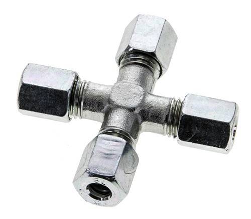 6L Zinc plated Steel Cross Cutting Ring 315 Bar DIN 2353