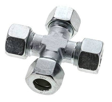 20S Zinc plated Steel Cross Cutting Ring 400 Bar DIN 2353