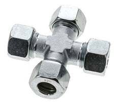 20S Zinc plated Steel Cross Cutting Ring 400 Bar DIN 2353