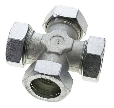 42L Zinc plated Steel Cross Cutting Ring 160 Bar DIN 2353