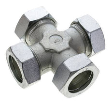 42L Zinc plated Steel Cross Cutting Ring 160 Bar DIN 2353