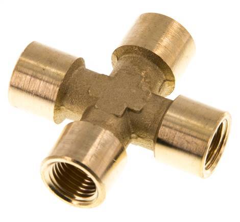 G 1/4'' Female Brass Cross 16 Bar
