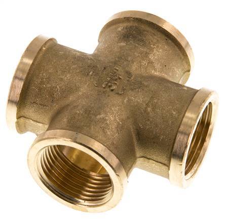 G 3/4'' Female Brass Cross 16 Bar