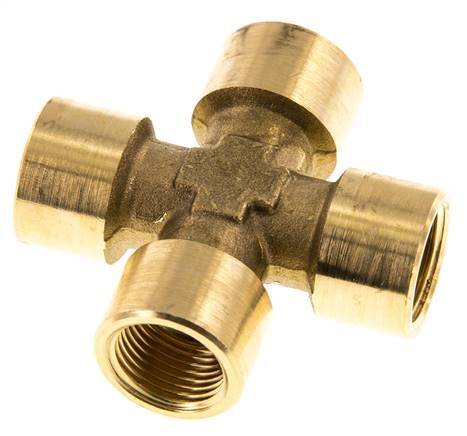 G 3/8'' Female Brass Cross 16 Bar