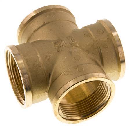G 1 1/2'' Female Brass Cross 16 Bar