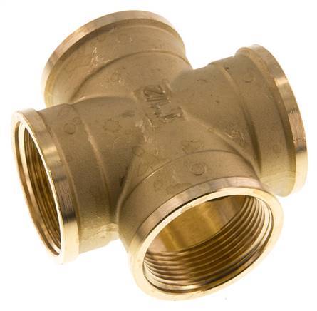 G 1 1/2'' Female Brass Cross 16 Bar