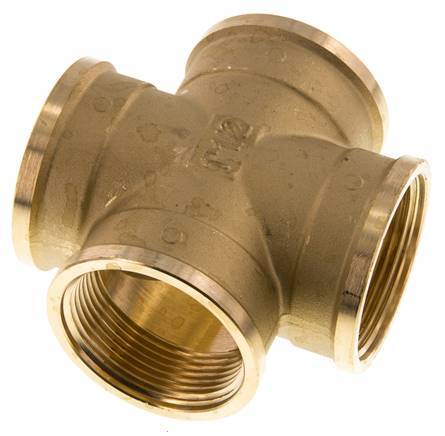 G 1 1/2'' Female Brass Cross 16 Bar