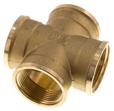 G 1 1/2'' Female Brass Cross 16 Bar