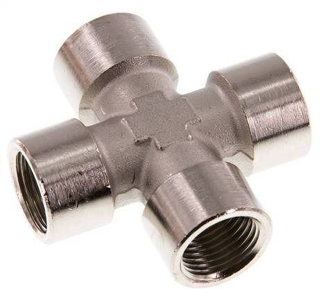G 1/2'' FemaleNickel plated Brass Cross 16 Bar