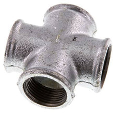 Rp 1'' Female Zinc plated Cast iron Cross 25 Bar