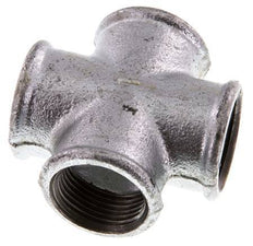 Rp 1'' Female Zinc plated Cast iron Cross 25 Bar
