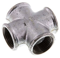 Rp 1'' Female Zinc plated Cast iron Cross 25 Bar