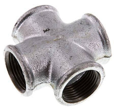 Rp 1'' Female Zinc plated Cast iron Cross 25 Bar