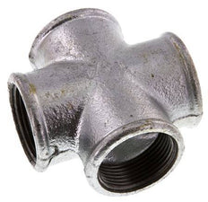 Rp 1 1/4'' Female Zinc plated Cast iron Cross 25 Bar