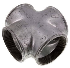 Rp 3'' Female Zinc plated Cast iron Cross 25 Bar