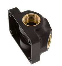 G 3/4'' x G 1/2'' Plastic Wall Mounted 4-way Air Junction with through-hole 15 Bar