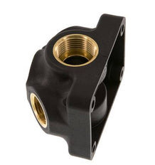 G 3/4'' x G 1/2'' Plastic Wall Mounted 4-way Air Junction with through-hole 15 Bar