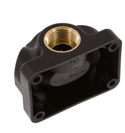 G 3/4'' x G 1/2'' Plastic Wall Mounted 4-way Air Junction without through-hole 15 Bar