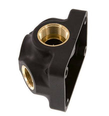 G 3/4'' x G 1/2'' Plastic Wall Mounted 4-way Air Junction without through-hole 15 Bar