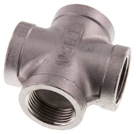 Rp 1'' Female Stainless steel Cross 16 Bar