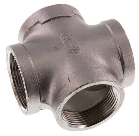 Rp 1 1/2'' Female Stainless steel Cross 16 Bar