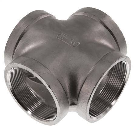 Rp 2 1/2'' Female Stainless steel Cross 16 Bar