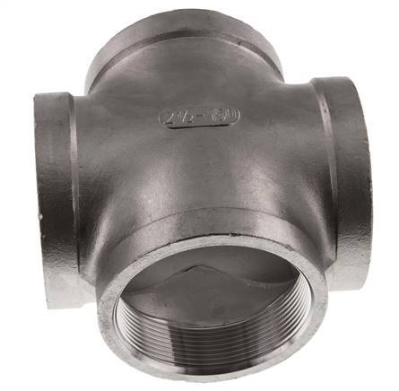 Rp 2 1/2'' Female Stainless steel Cross 16 Bar