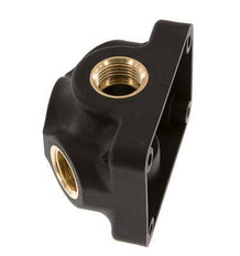 G 1/2'' Plastic Wall Mounted 5-way Air Junction with through-hole 15 Bar