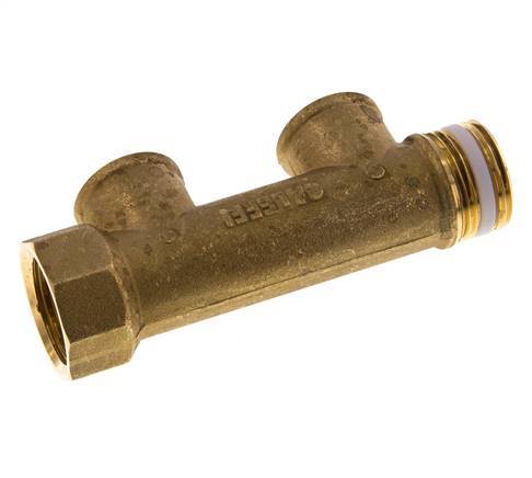 G 3/4'' x 2xG 1/2'' F/M/F Brass Distributor pipes 10 Bar
