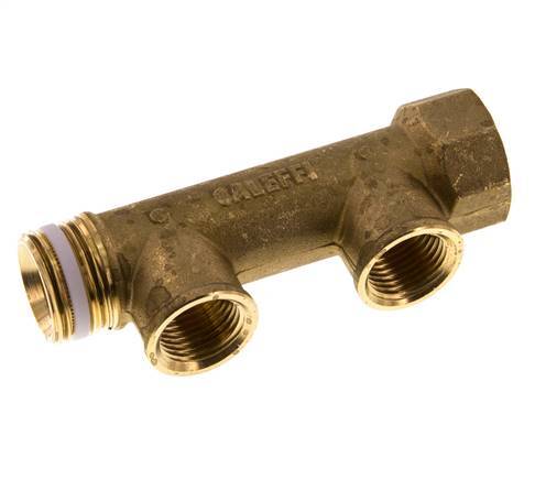 G 3/4'' x 2xG 1/2'' F/M/F Brass Distributor pipes 10 Bar