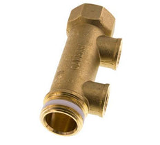 G 1'' x 2xG 1/2'' F/M/F Brass Distributor pipes 10 Bar