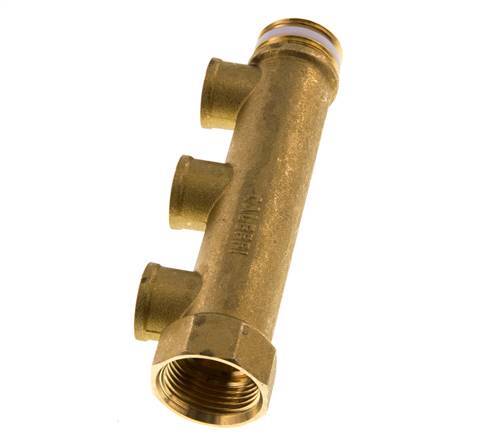 G 1'' x 3xG 1/2'' F/M/F Brass Distributor pipes 10 Bar
