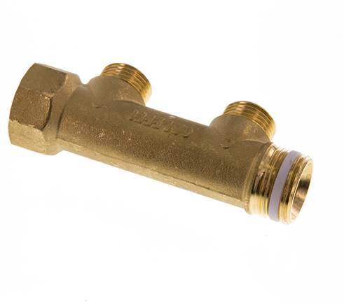 G 3/4'' x 2xG 1/2'' F/M/M Brass Distributor pipes 10 Bar