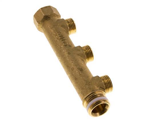 G 3/4'' x 3xG 1/2'' F/M/M Brass Distributor pipes 10 Bar