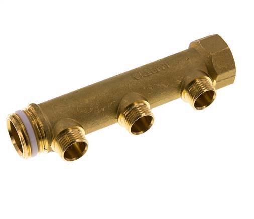 G 1'' x 3xG 1/2'' F/M/M Brass Distributor pipes 10 Bar