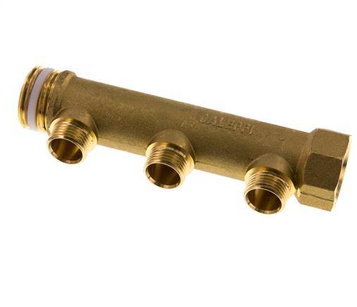 G 1'' x 3xG 1/2'' F/M/M Brass Distributor pipes 10 Bar