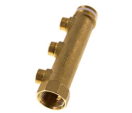 G 1'' x 3xG 1/2'' F/M/M Brass Distributor pipes 10 Bar
