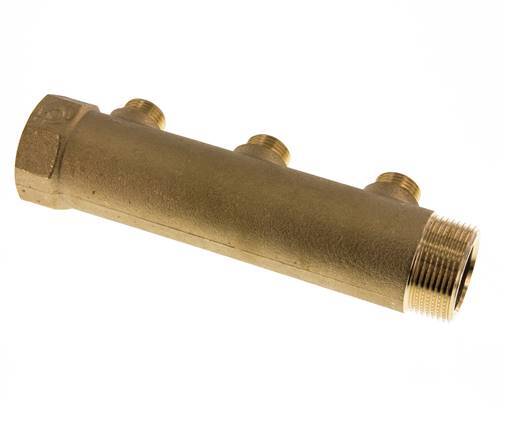 G 1 1/4'' x 3xG 1/2'' F/M/M Brass Distributor pipes 10 Bar