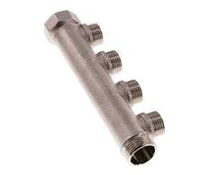 G 3/4'' x 4xG 1/2'' F/M/M Nickel plated Brass Distributor pipes 10 Bar