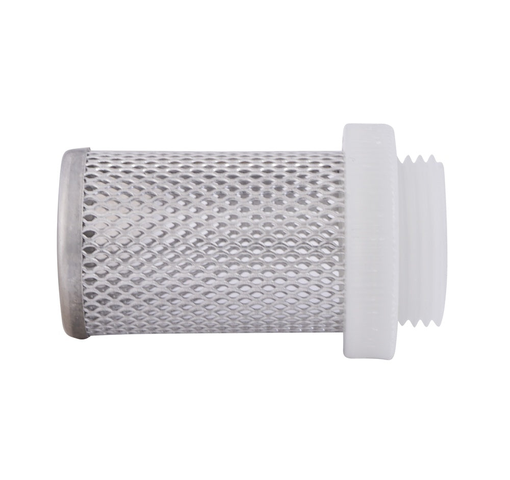 G1/2'' Stainless steel/Plastic Suction Strainer 1 mm Mesh [5 Pieces]
