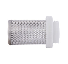 G1'' Stainless steel/Plastic Suction Strainer 1 mm Mesh [5 Pieces]