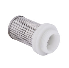 G1'' Stainless steel/Plastic Suction Strainer 1 mm Mesh [5 Pieces]
