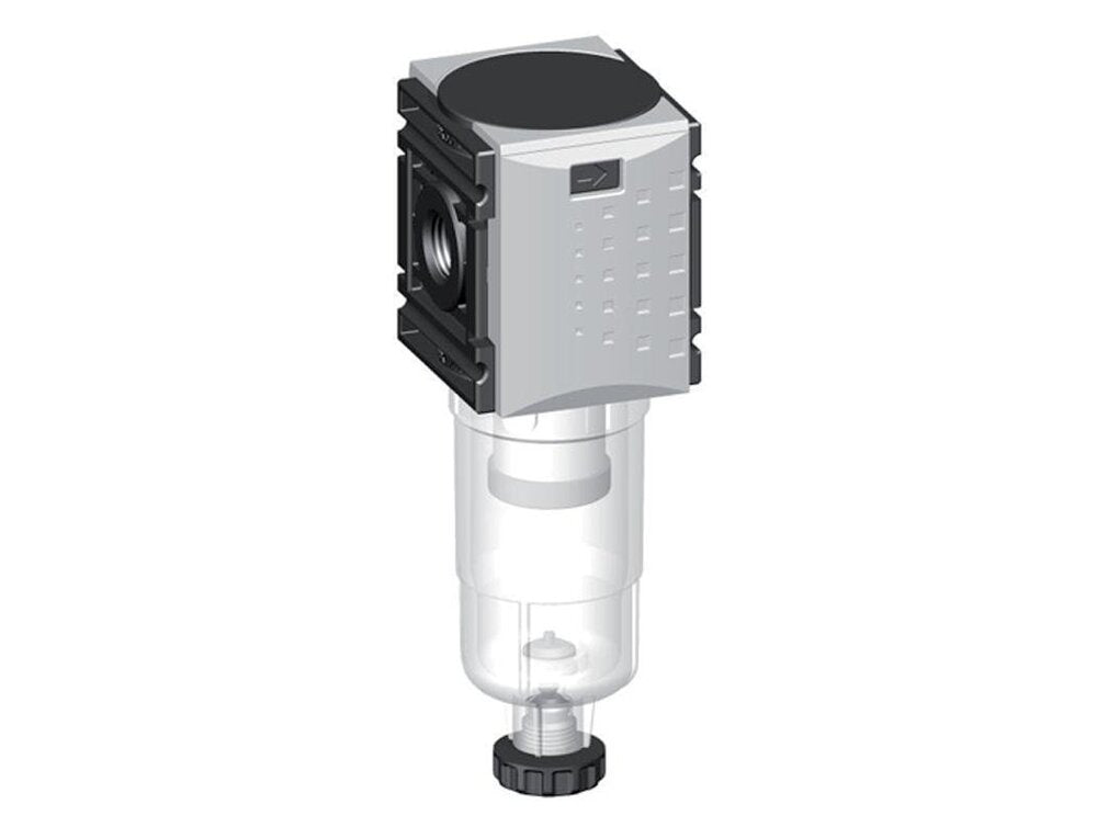 Microfilter 0.01microns G1/4'' 190 l/min Semi-Auto Metal Futura 0