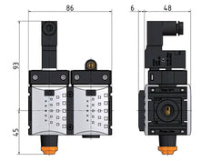 Soft-start Valve G1/4 230VAC 1300 l/min Futura 0