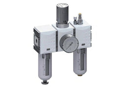 FRL 3-Part G3/8'' 1750 l/min 0.2-4.0bar/3-58psi Auto Polycarbonate Futura 1