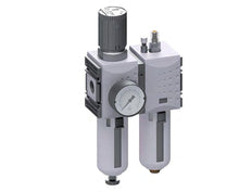 FRL 2-Part G3/8'' 3500 l/min 0.5-8.0bar/7-116psi Semi-Auto Polycarbonate Futura 2